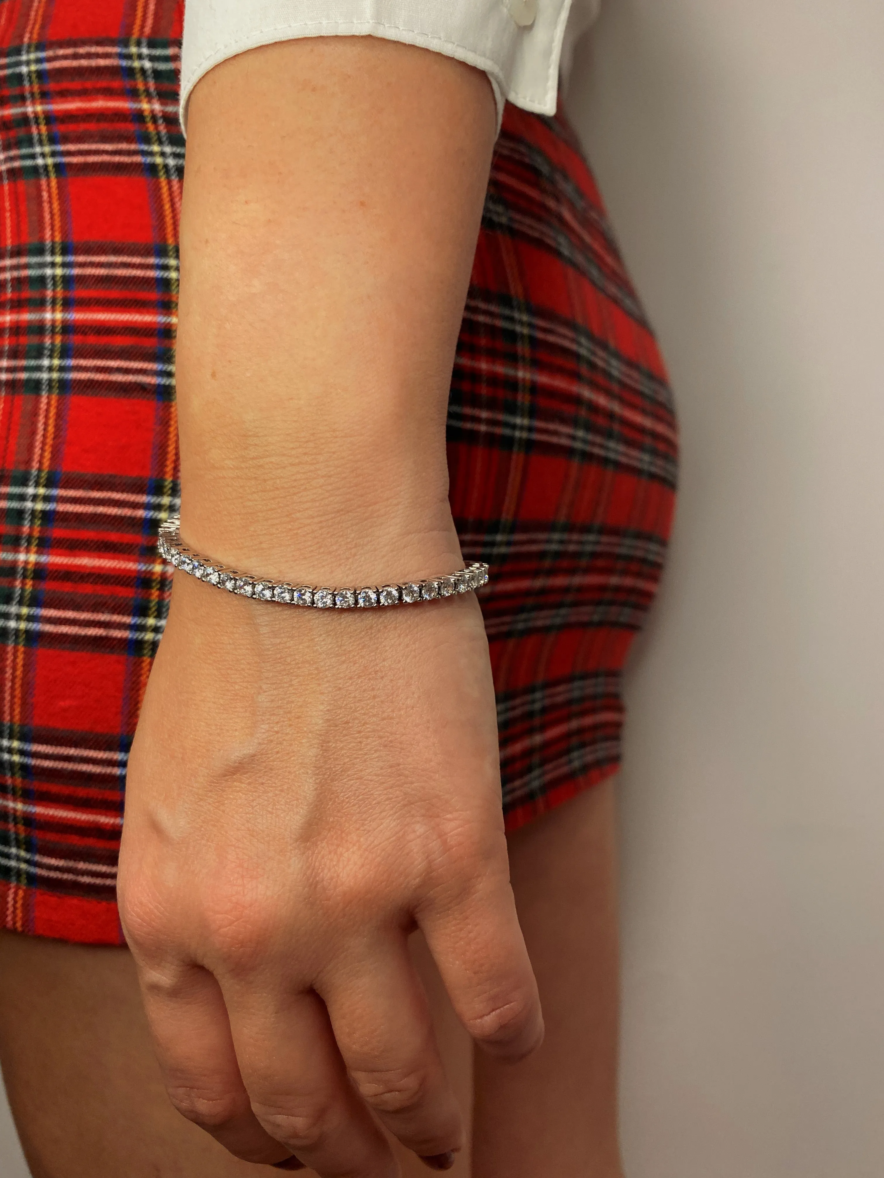 TENNIS BRACELET 3MM - SILVER
