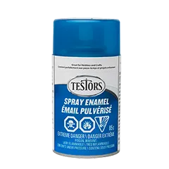 Testors Enamel Spray- Transparent: Blue