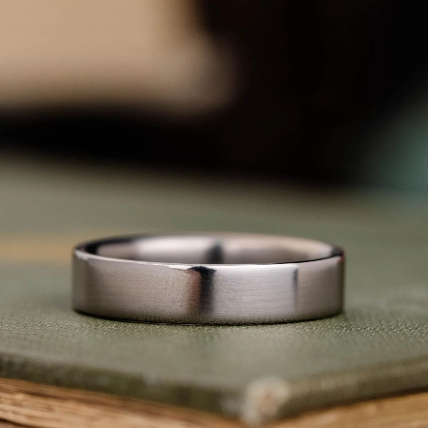 The Olympian | 6mm Men's Polished Titanium Wedding Band