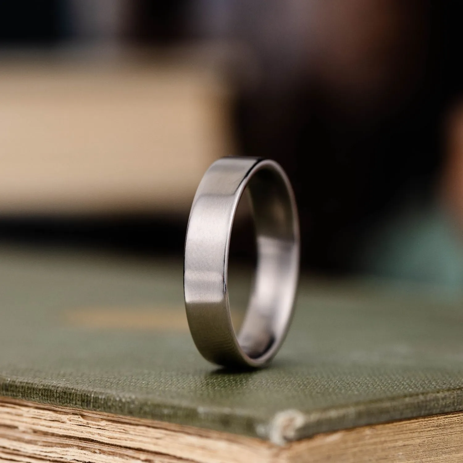 The Olympian | 6mm Men's Polished Titanium Wedding Band