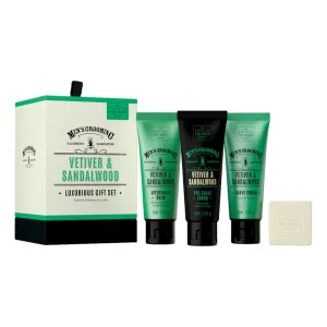 The Scottish Fine Soaps Company Vetiver & Sandalwood Luxurious Gift Set