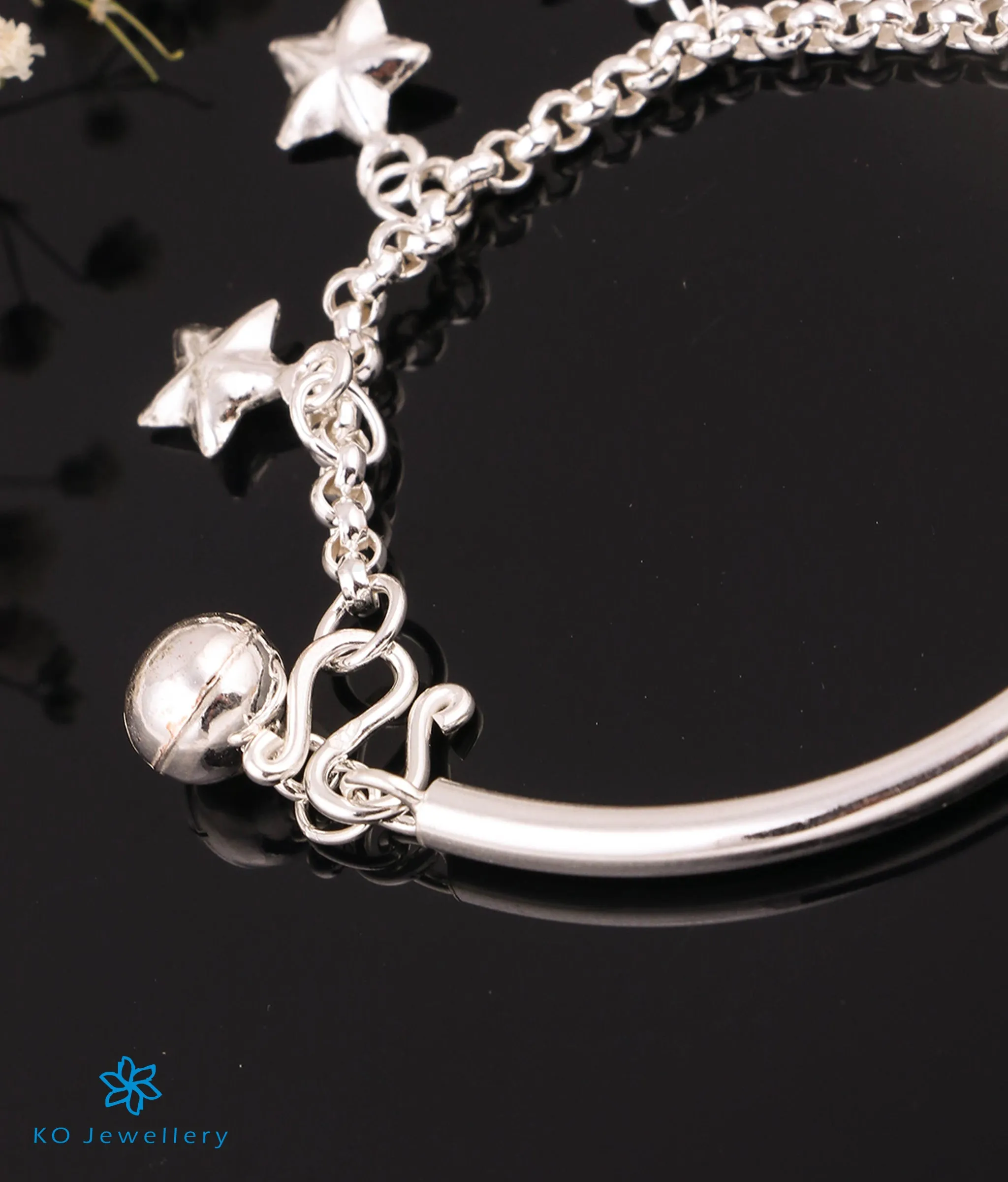The Shining Stars Silver Kids Bracelet (1-8 yrs)