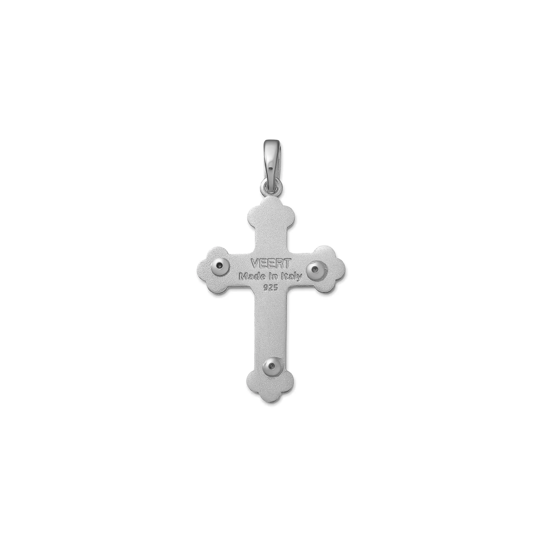 The Small Jesus Piece in White Gold