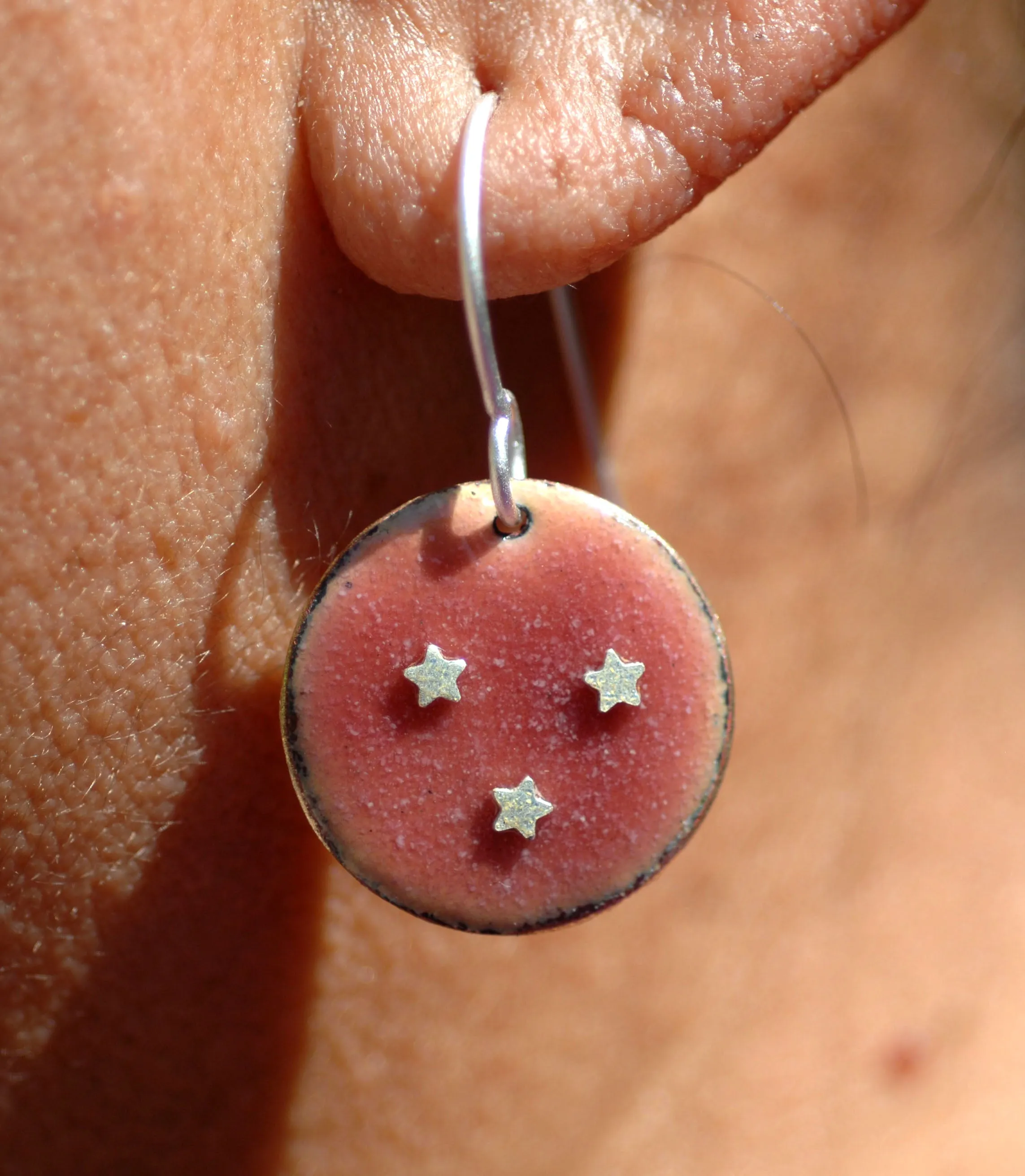 Tiny Metal Hexagon Star 4.5mm