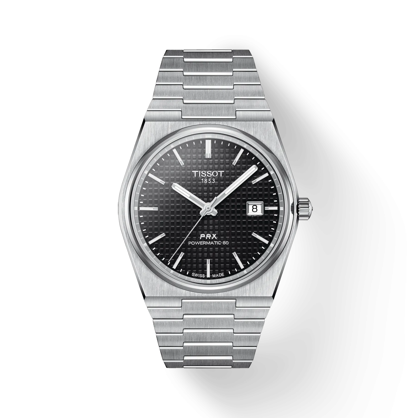 Tissot PRX Powermatic 80 Stainless Steel Black Dial T1374071105100