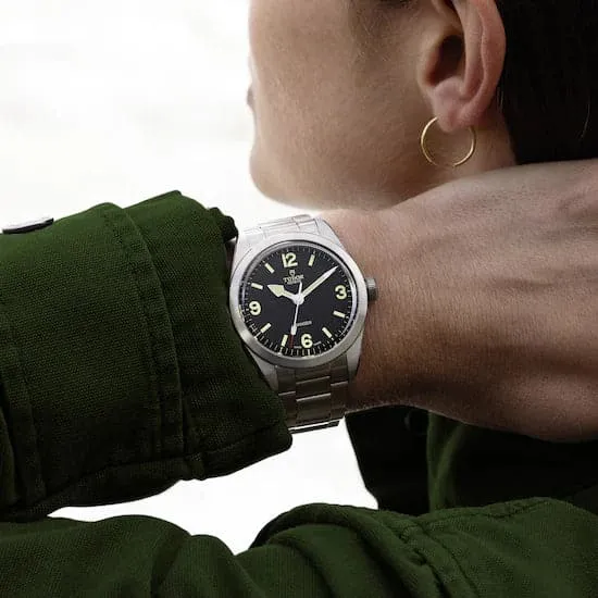 TUDOR Black Bay Ranger 39mm Case, Black Dial, Steel Bracelet (M79950-0001)