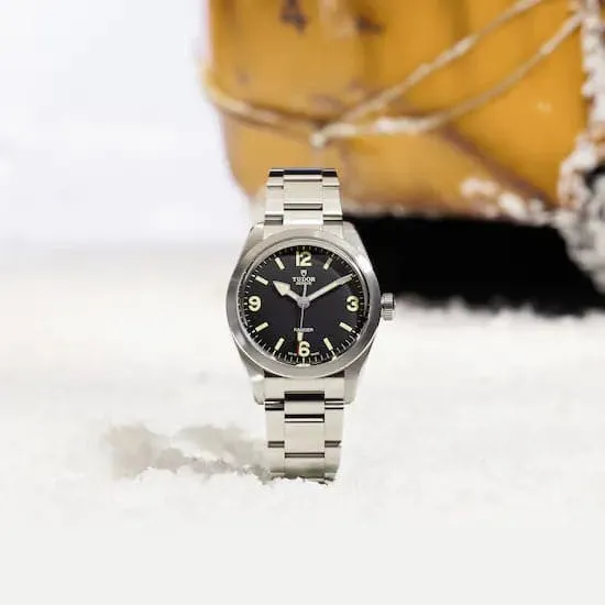 TUDOR Black Bay Ranger 39mm Case, Black Dial, Steel Bracelet (M79950-0001)