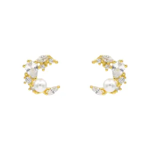 Twinkling Moon Earrings