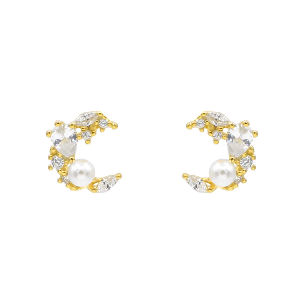 Twinkling Moon Earrings