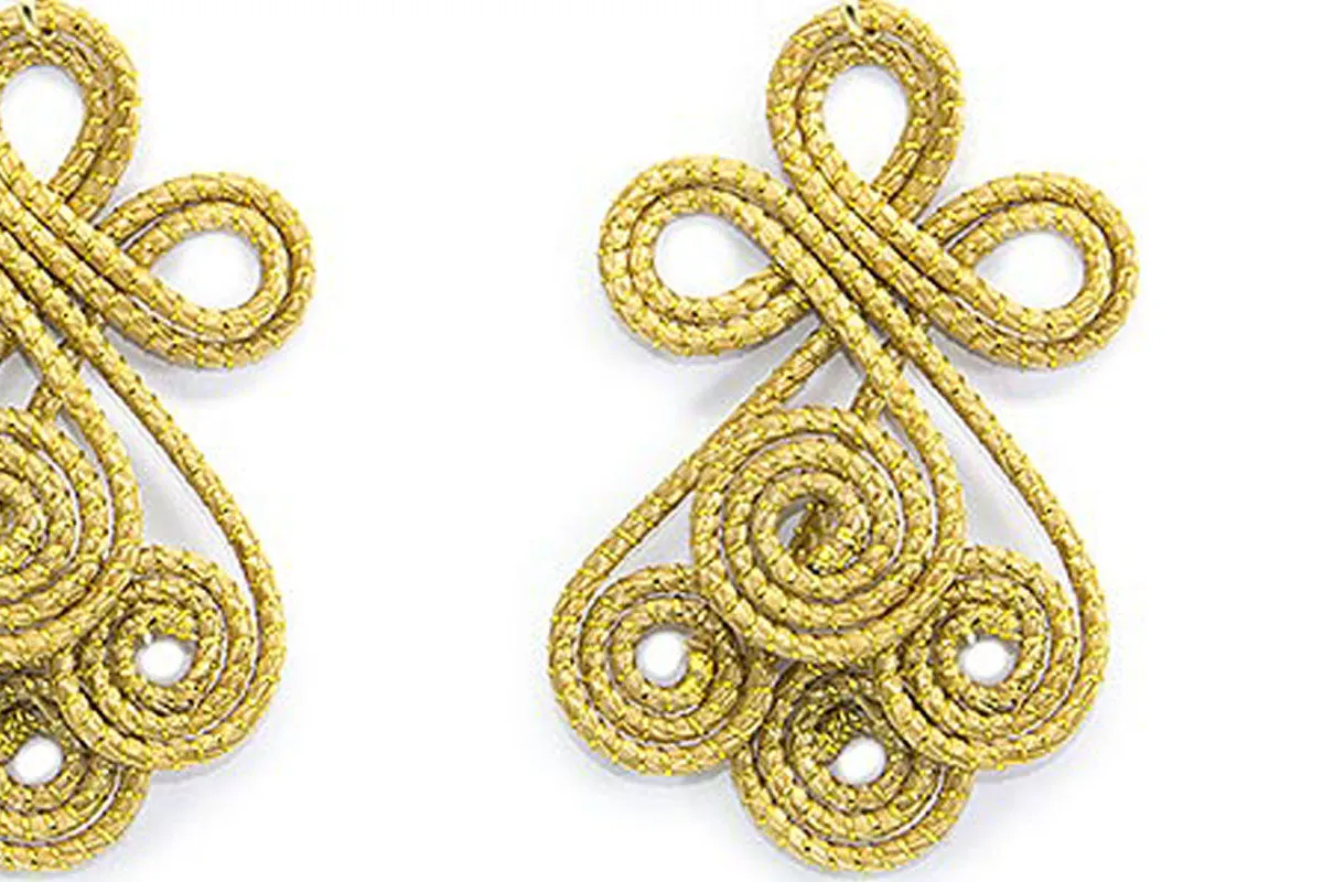 Vegetable Gold Arpeggio Earrings