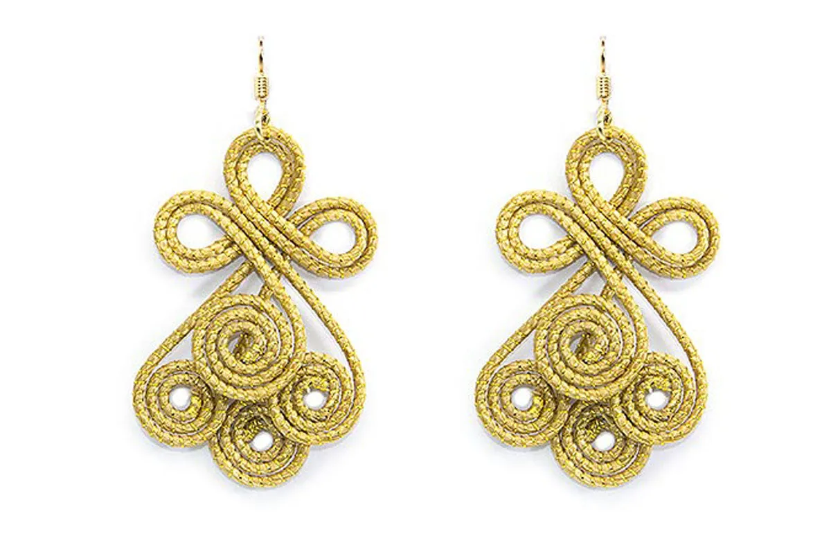 Vegetable Gold Arpeggio Earrings