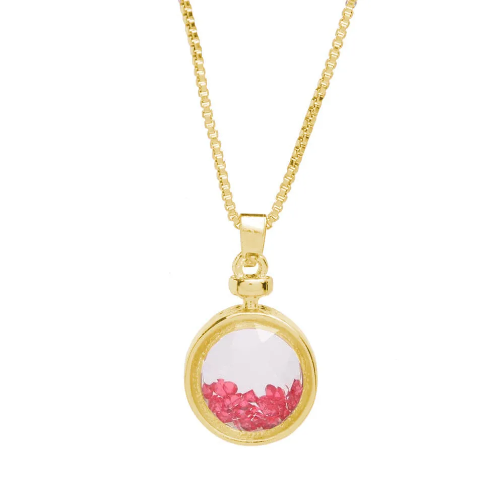 Vita January Birthstone Shaker Necklace