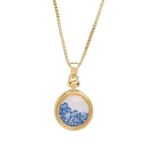 Vita September Birthstone Shaker Necklace