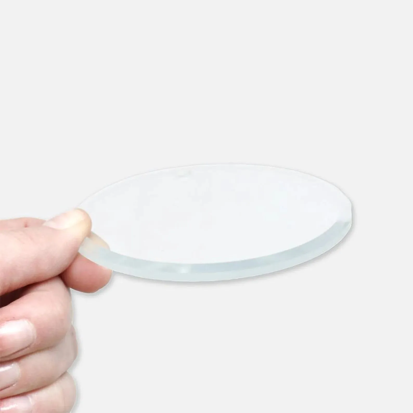 Wake Pray Slay Curve Glass Ornament