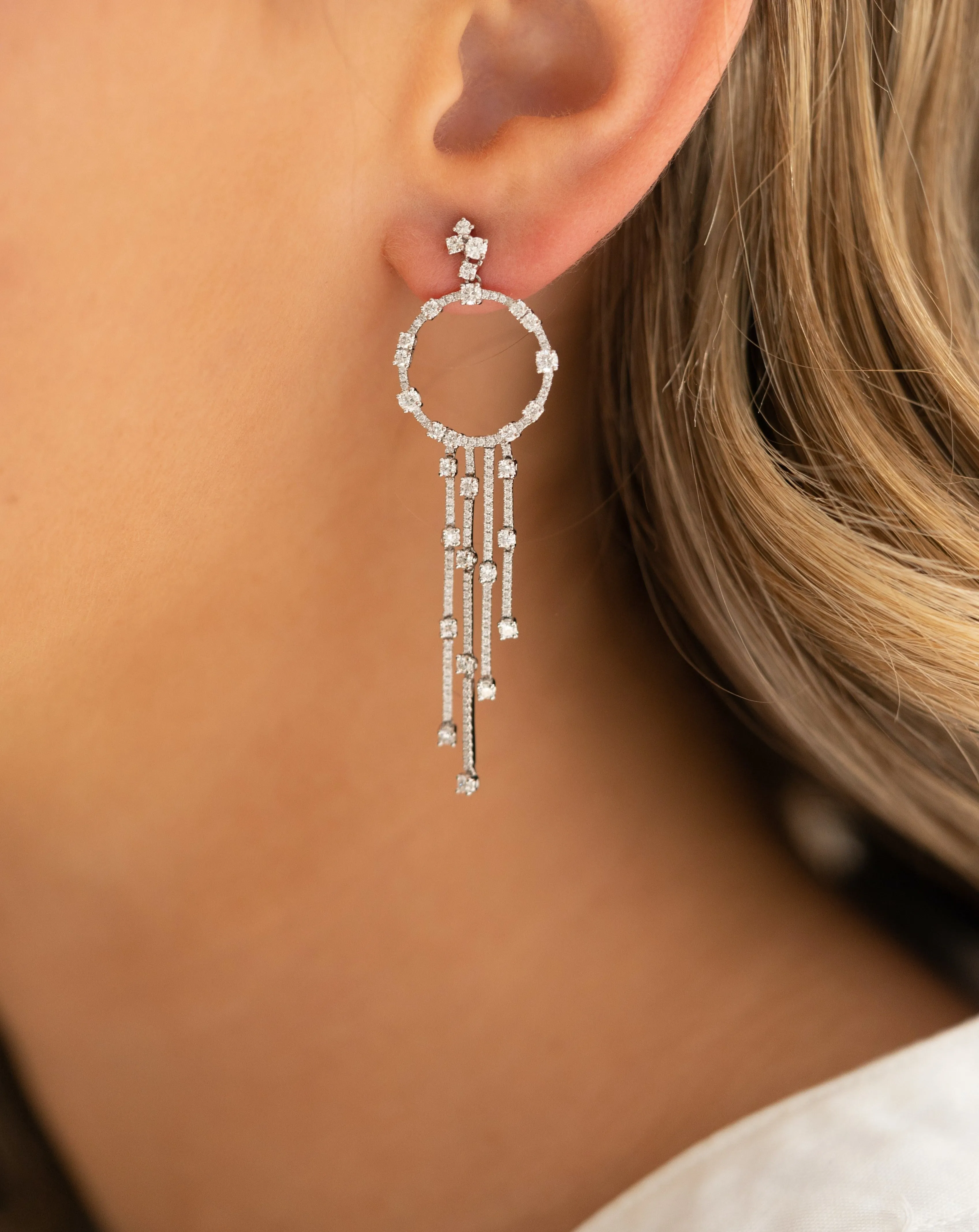 Waterfall Diamond Earrings