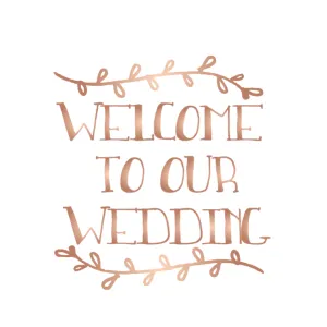 Welcome to our wedding