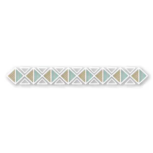 White, Blue and Gold Bracelet