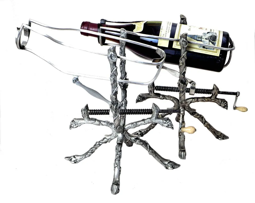 Wine decanting cradles