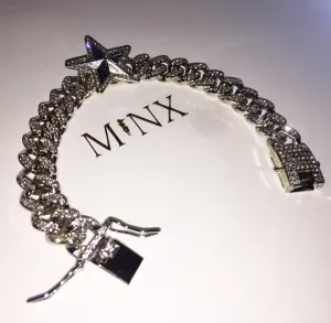 Womens Bracelet | Iced Out Bracelet | Star Bracelet | Bracelet Charms | Bracelets for Women | Iced Out Bracelet | Iced Out Chain | Bracelet