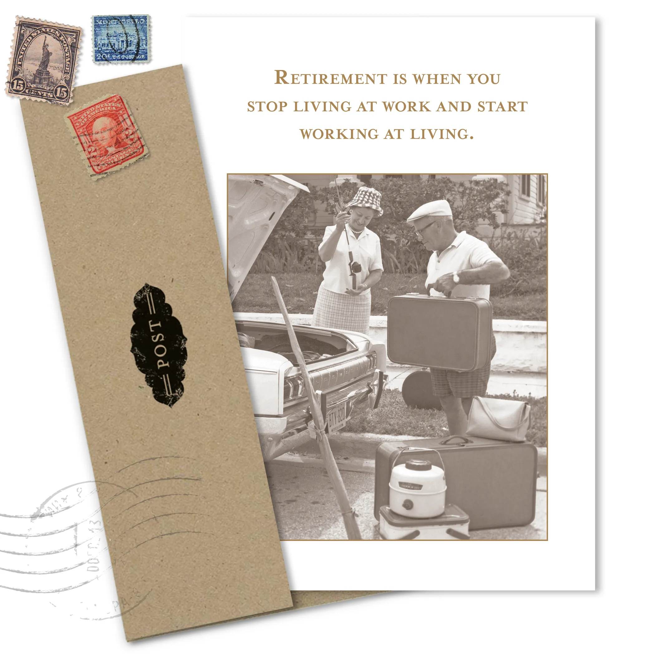 Working At Living Retirement Card