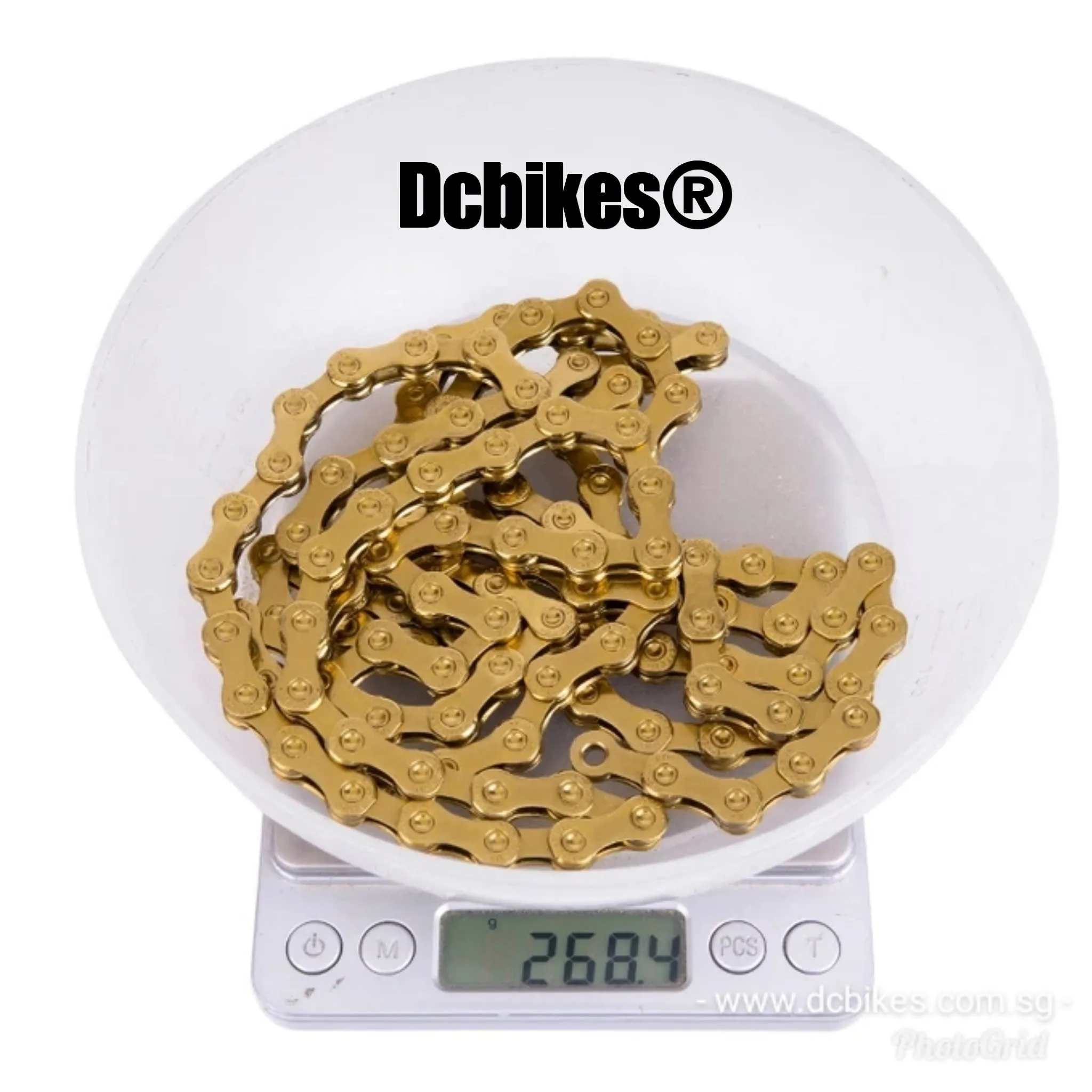 X12 PVD Gold Titanium Coating MTB Road Bike 12 Speed Chain   Missing Link 126L